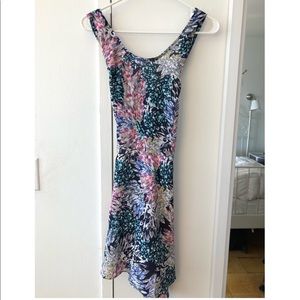 Floral open back dress 🔥